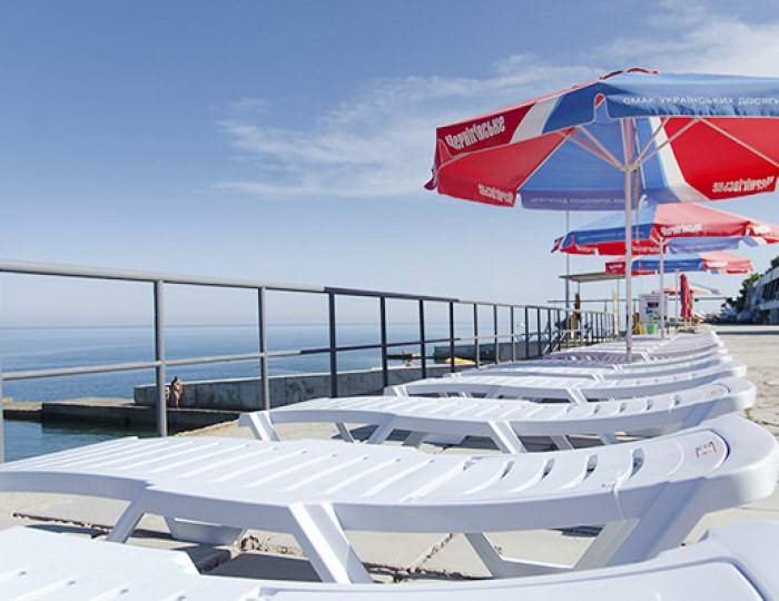 Оборудованный пляж